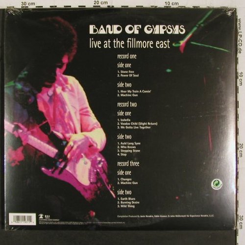 Hendrix,Jimi: Live at the Fillmore East, sealed, MCA (MCA3-11931), US,FS-new, 1999 Typ: 3LP Best.-Nr.: V6904 Preis: 100,00 Euro.