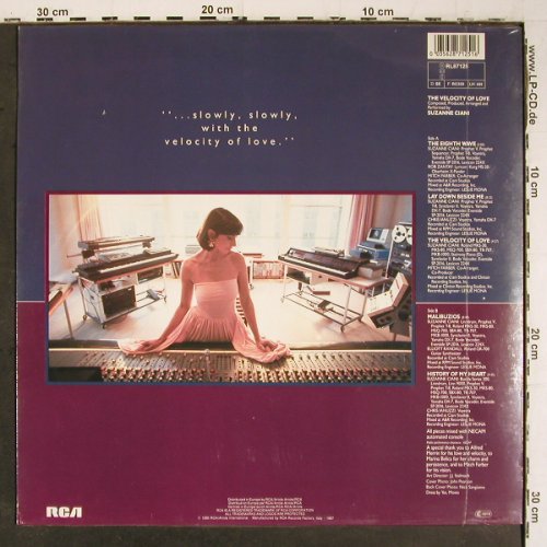Ciani,Suzanne: The Velocity Of Love, FS-New sealed, RCA (RL87125), D, 1985 Typ: LP Best.-Nr.: V6915 Preis: 20,00 Euro.