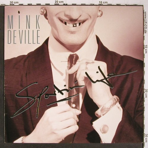 De Ville,Mink: Sportin'Life,b&sol;w Konzertkarte,HH'85, Polydor (825 776-1), D, 1985 Typ: LP Best.-Nr.: V6925 Preis: 5,00 Euro.
