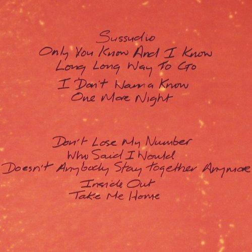 Collins,Phil: No Jacket Required, WEA (251 699-1), D, 1985 Typ: LP Best.-Nr.: V6927 Preis: 6,00 Euro.