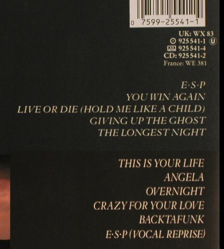 Bee Gees: E.S.P., WB(925 541-1), D, 1987 - LP - V6938 - 6,00 Euro