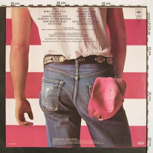 Springsteen,Bruce: Born In The USA, CBS(CBS 86304), NL, 1984 - LP - V6948 - 7,50 Euro
