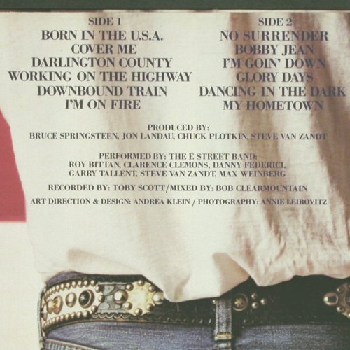 Springsteen,Bruce: Born In The USA, CBS(CBS 86304), NL, 1984 - LP - V6948 - 7,50 Euro