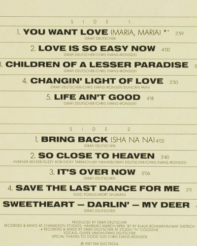 Mixed Emotions: Deep From The Heart, Electrola (14 7256 1), EEC, 1987 Typ: LP Best.-Nr.: V6993 Preis: 4,00 Euro.