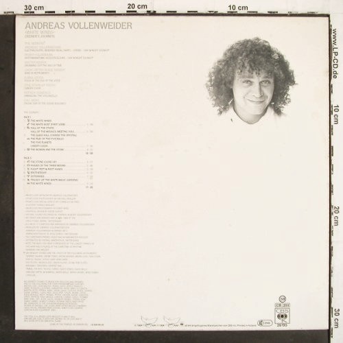 Vollenweider,Andreas: White Winds, m /m-, CBS(CBS 26195), NL, 1984 - LP - V7000 - 6,00 Euro