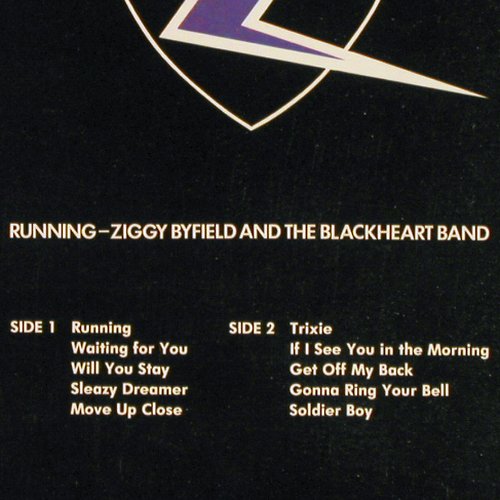 Byfield,Ziggy and the Blackheart: Running, Creole (6.24370 AO), D, 1980 Typ: LP Best.-Nr.: V7001 Preis: 4,00 Euro.