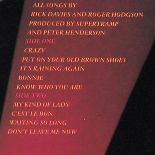 Supertramp: ...Famous Last Words..., AM(AMLK 63732), NL, 1982 - LP - V7052 - 9,00 Euro