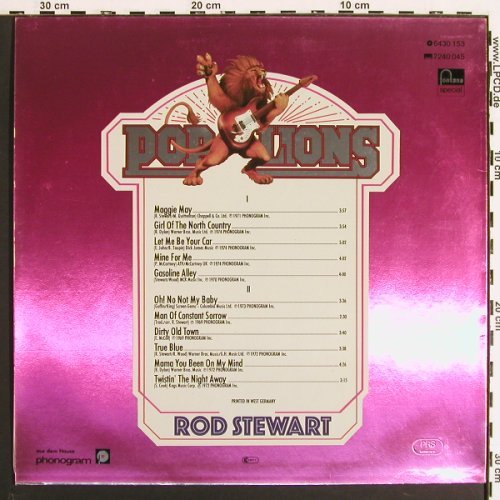 Stewart,Rod: Maggie May-Pop Lions, Fontana(6430 153), D,  - LP - V7198 - 7,50 Euro