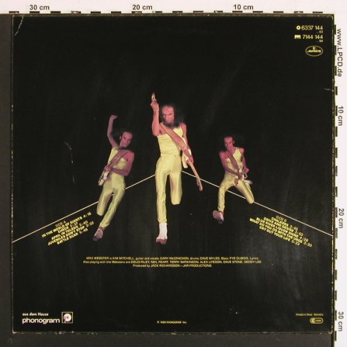 Webster,Max: Universal Juveniles, Mercury (6337 144), D, 1980 Typ: LP Best.-Nr.: V7201 Preis: 7,50 Euro.