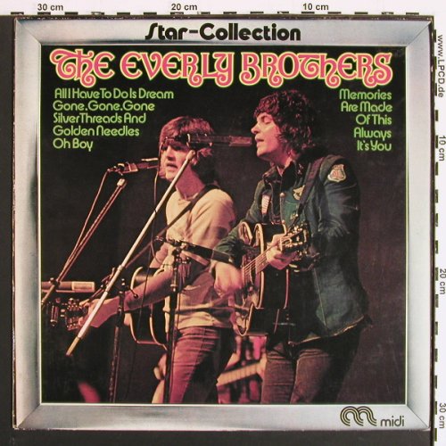 Everly Brothers: Star-Collection, Ri, m /vg+, Midi(MID 26 010), D, 1973 - LP - V7208 - 5,00 Euro