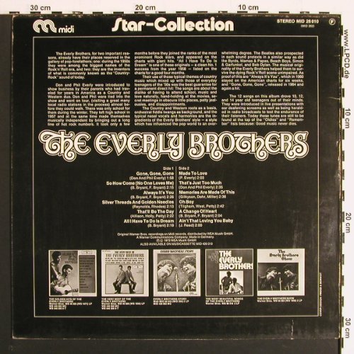 Everly Brothers: Star-Collection, Ri, m /vg+, Midi(MID 26 010), D, 1973 - LP - V7208 - 5,00 Euro