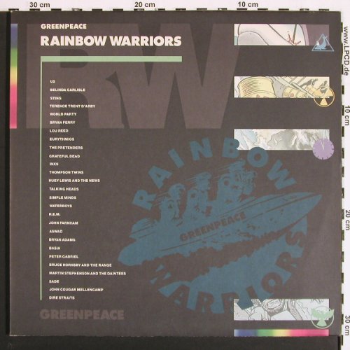 V.A.Greenpeace: Rainbow Warrior,Foc,U2..DireStraits, RCA(PL74065(2)), D,27Tr.Foc, 1989 - 2LP - V7226 - 6,00 Euro