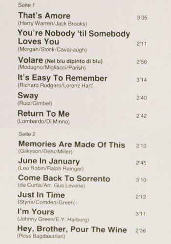 Martin,Dean: Greatest Hits, Capitol/Crystal(048 CRY 50708), D,  - LP - V7232 - 5,00 Euro