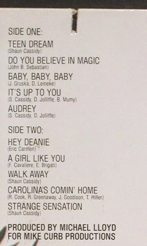 Cassidy,Shaun: Born Late, Foc, WB/Curb(BSK 3126), US, co, 1977 - LP - V7253 - 5,00 Euro