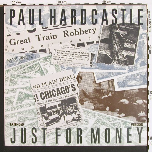 Hardcastle,Paul: Just For Money / Back in Time, Chrysalis(602 098-213), D, co, 1985 - 12inch - V7265 - 3,00 Euro
