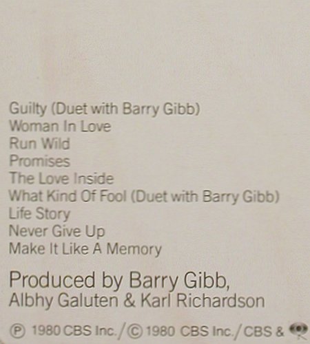 Streisand,Barbra: Guilty, Foc, CBS (CBS 86 122), NL, 1980 Typ: LP Best.-Nr.: V7295 Preis: 6,00 Euro.