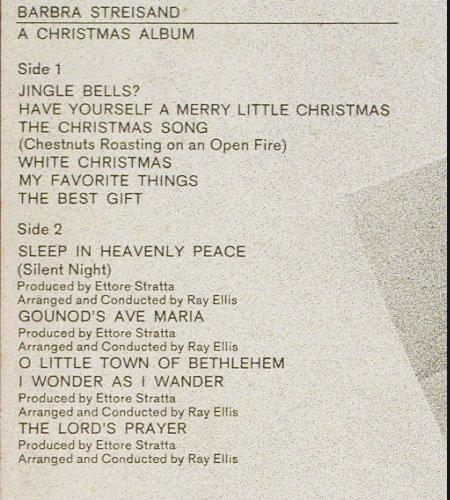 Streisand,Barbra: A Christmas Album, CBS (EMB 31850), NL, 1976 Typ: LP Best.-Nr.: V7379 Preis: 6,00 Euro.