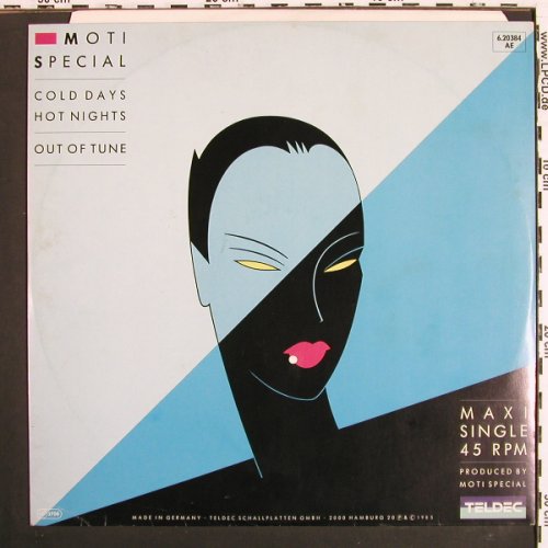 Moti Special: Cold Days Hot Nights+1, OrangeVinyl, Teldec (6.20384 AE), D, 1985 Typ: 12" Best.-Nr.: V7410 Preis: 4,00 Euro.