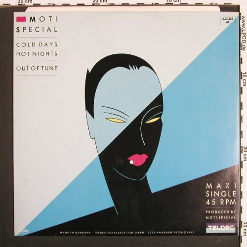 Moti Special: Cold Days Hot Nights+1, OrangeVinyl, Teldec (6.20384 AE), D, 1985 Typ: 12" Best.-Nr.: V7410 Preis: 4,00 Euro.