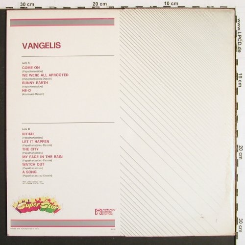 Vangelis: Same, Foc ( Super Star Serie), Curcio(SU-1031), I, m-/vg+,  - LP - V7471 - 5,00 Euro