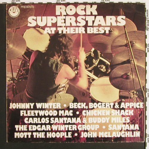 V.A.Rock Superstars At Their Best: Edgar Winter Group... Santana, Govi &sol; CBS sp. (LSP 13050), NL, m-&sol;vg+, 1974 Typ: LP Best.-Nr.: V7514 Preis: 5,00 Euro.