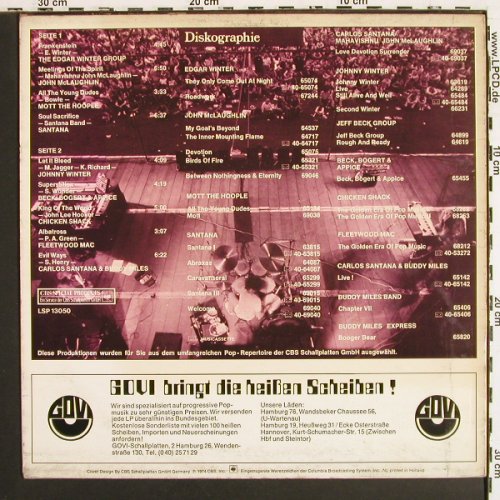 V.A.Rock Superstars At Their Best: Edgar Winter Group... Santana, Govi &sol; CBS sp. (LSP 13050), NL, m-&sol;vg+, 1974 Typ: LP Best.-Nr.: V7514 Preis: 5,00 Euro.