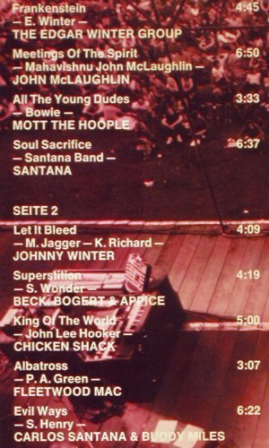 V.A.Rock Superstars At Their Best: Edgar Winter Group... Santana, Govi &sol; CBS sp. (LSP 13050), NL, m-&sol;vg+, 1974 Typ: LP Best.-Nr.: V7514 Preis: 5,00 Euro.