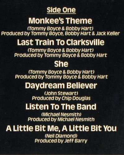 Monkees: Greatest Hits'72, Arista (201 115), D, Ri, 1976 Typ: LP Best.-Nr.: V7537 Preis: 7,50 Euro.