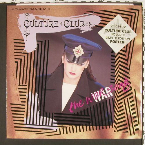Culture Club: The War Song*2+1, Poster, vg+&sol;m-, Virgin (VS 694-12), UK, 1984 Typ: 12" Best.-Nr.: V7591 Preis: 4,00 Euro.