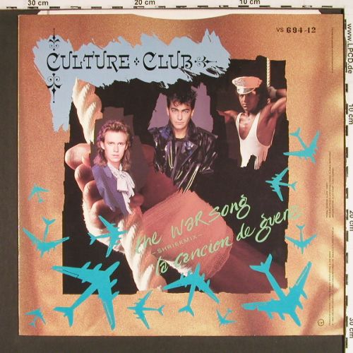 Culture Club: The War Song*2+1, Poster, vg+&sol;m-, Virgin (VS 694-12), UK, 1984 Typ: 12" Best.-Nr.: V7591 Preis: 4,00 Euro.