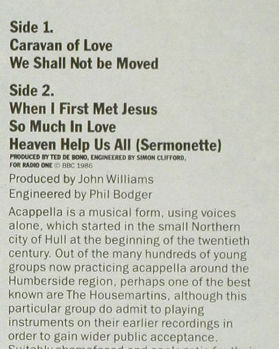 Housemartins: Caravan Of Love+4, Chrysalis (608 799), D, 1986 Typ: 12" Best.-Nr.: V7603 Preis: 5,00 Euro.