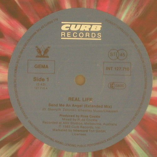 Real Life: Send Me An Angel*2+1,colored Vinyl, Curb (INT 127.710), D, m-&sol;m-, 1983 Typ: 12" Best.-Nr.: V7605 Preis: 4,00 Euro.