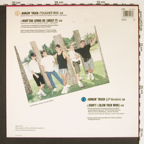New Kids On The Block: Hangin' Tough*2+2, CBS (655 199 6), NL, 1989 Typ: 12" Best.-Nr.: V7682 Preis: 4,00 Euro.