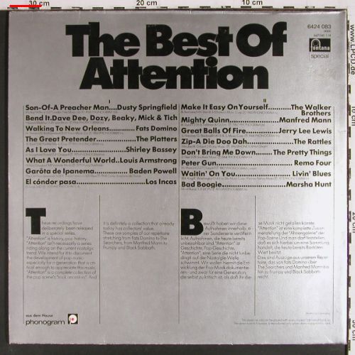 V.A.The Best of Attention: Dusty Springfield...Marsha Hunt,Foc, Fontana(6424 083), D, m-/vg+,  - LP - V7775 - 6,00 Euro