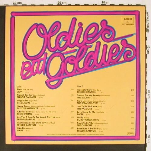 V.A.Oldies but Goldies: Dion... Freddie Cannon, m-&sol;vg+, Lollipop (6.24234 AQ), D, 1980 Typ: LP Best.-Nr.: V7780 Preis: 5,00 Euro.