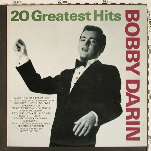 Darin,Bobby: 20 Greatest Hits, Yesterday's Gold (YDG 15711), P, 1987 Typ: LP Best.-Nr.: V7785 Preis: 6,00 Euro.
