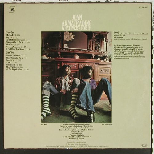 Armatrading,Joan: Whatever's for us, Cube(INT 146.307), D, 1972 - LP - V7897 - 9,00 Euro
