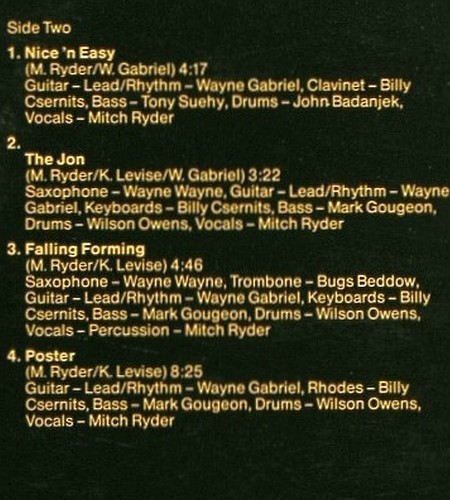 Ryder,Mitch: How I Spent My Vacation, Line (6.23762), D, 1978 Typ: LP Best.-Nr.: V7969 Preis: 6,00 Euro.