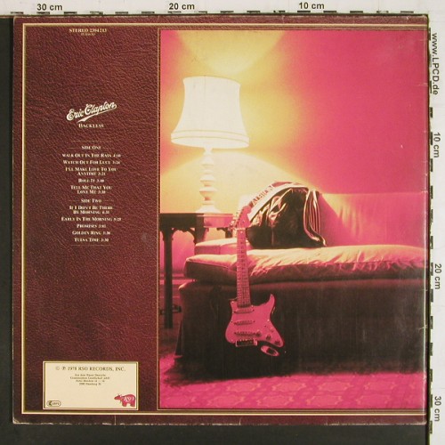 Clapton,Eric: Backless, Foc, RSO(2394 213), D, 1978 - LP - V7974 - 9,00 Euro