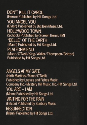 Mann's Earth Band,Manfred: Angel Station, Bronze (200 367-320), D, 1979 Typ: LP Best.-Nr.: V7988 Preis: 9,00 Euro.