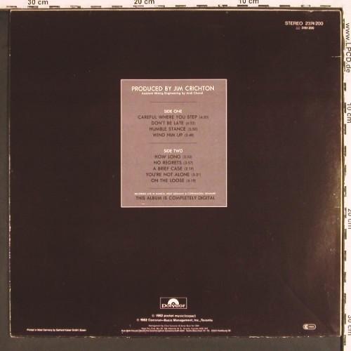 Saga: In Transit, Polydor (2374 200), D, 1982 Typ: LP Best.-Nr.: V8049 Preis: 6,00 Euro.