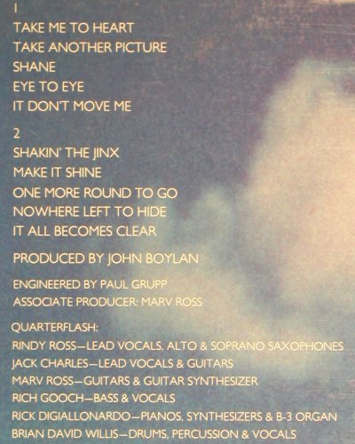 Quarterflash: Take Another Picture,Co, Geffen (GHS 4011), US, 1983 Typ: LP Best.-Nr.: X8969 Preis: 3,00 Euro