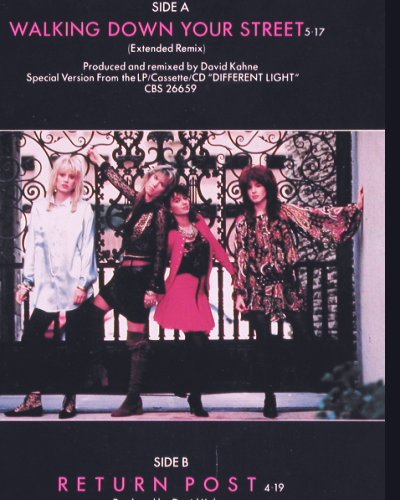 Bangles: Walking Down Your Street(5:17)+1, CBS (650280 6), NL, 1986 Typ: 12" Best.-Nr.: Y1236 Preis: 3,00 Euro.