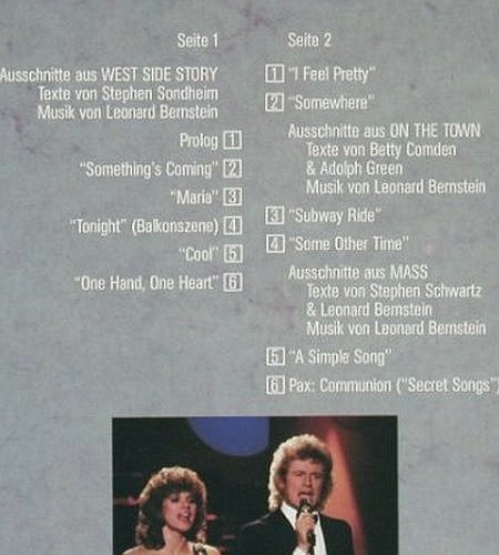 Hofmann,Peter & Deborah Sasson: Bernstein on Broadway, CBS &sol; H&ouml;rZu (FM 39535), NL, 1985 Typ: LP Best.-Nr.: Y1870 Preis: 5,00 Euro.