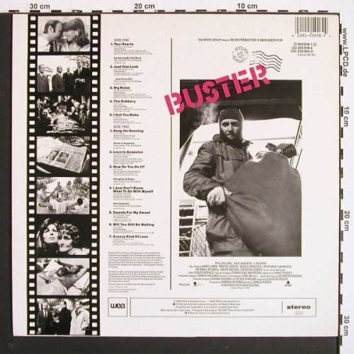 Collins,Phil: Buster - Original Soundtrack (V.A.), WEA (255 918-1), D, 1988 Typ: LP Best.-Nr.: Y2362 Preis: 4,00 Euro.