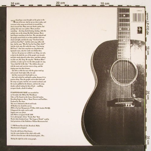 Harding,John Wesley: It Happened One Night (Live), Demon (L-FIEND 137), UK, 1988 Typ: LP Best.-Nr.: V5027 Preis: 9,00 Euro