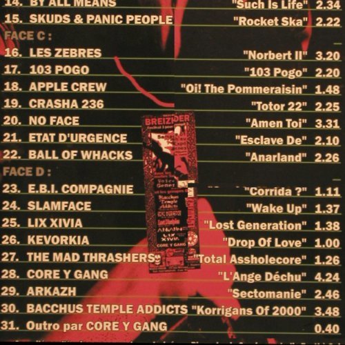 V.A.Breizh Disorder Vol.2: Tri Bleiz Die...Bacchus Temple.,Foc, Mass Productions (MASS32 2001), F, 31Tr., 1990 Typ: 2LP Best.-Nr.: V5130 Preis: 17,50 Euro