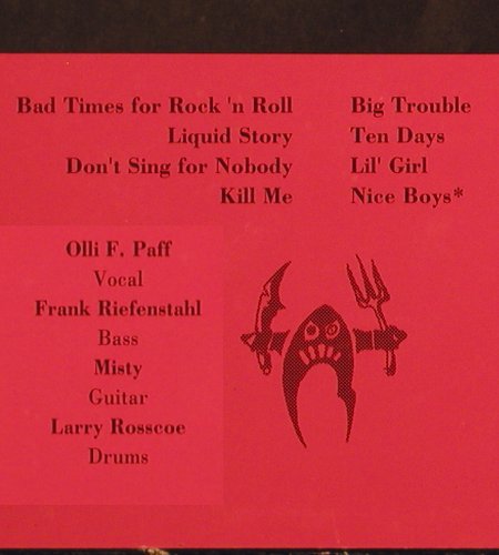 Botsuana Errrror: Bad Times For R'n'R, Snakefarm Records (001 LP), D, 1989 Typ: LP Best.-Nr.: V5886 Preis: 7,50 Euro