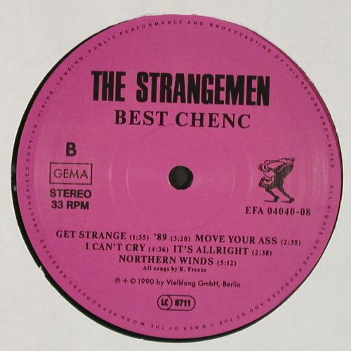 Strangemen: Best Chenc, Vielklang (04040-08), D, 1990 Typ: LP Best.-Nr.: V60 Preis: 5,00 Euro.