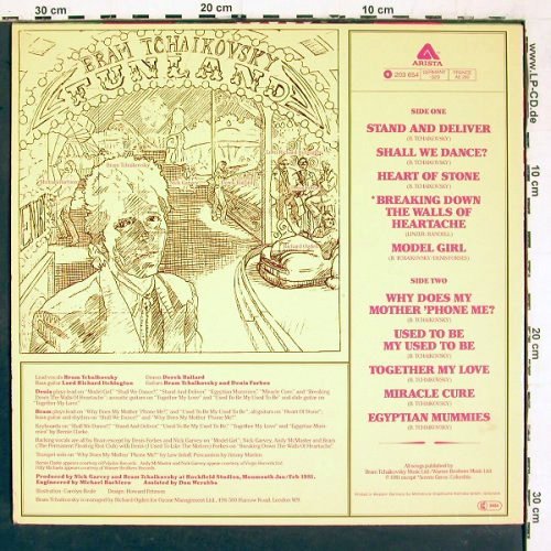 Bram Tchaikovsky: Funland, Arista (203 654), D, 1981 Typ: LP Best.-Nr.: V6453 Preis: 6,00 Euro.
